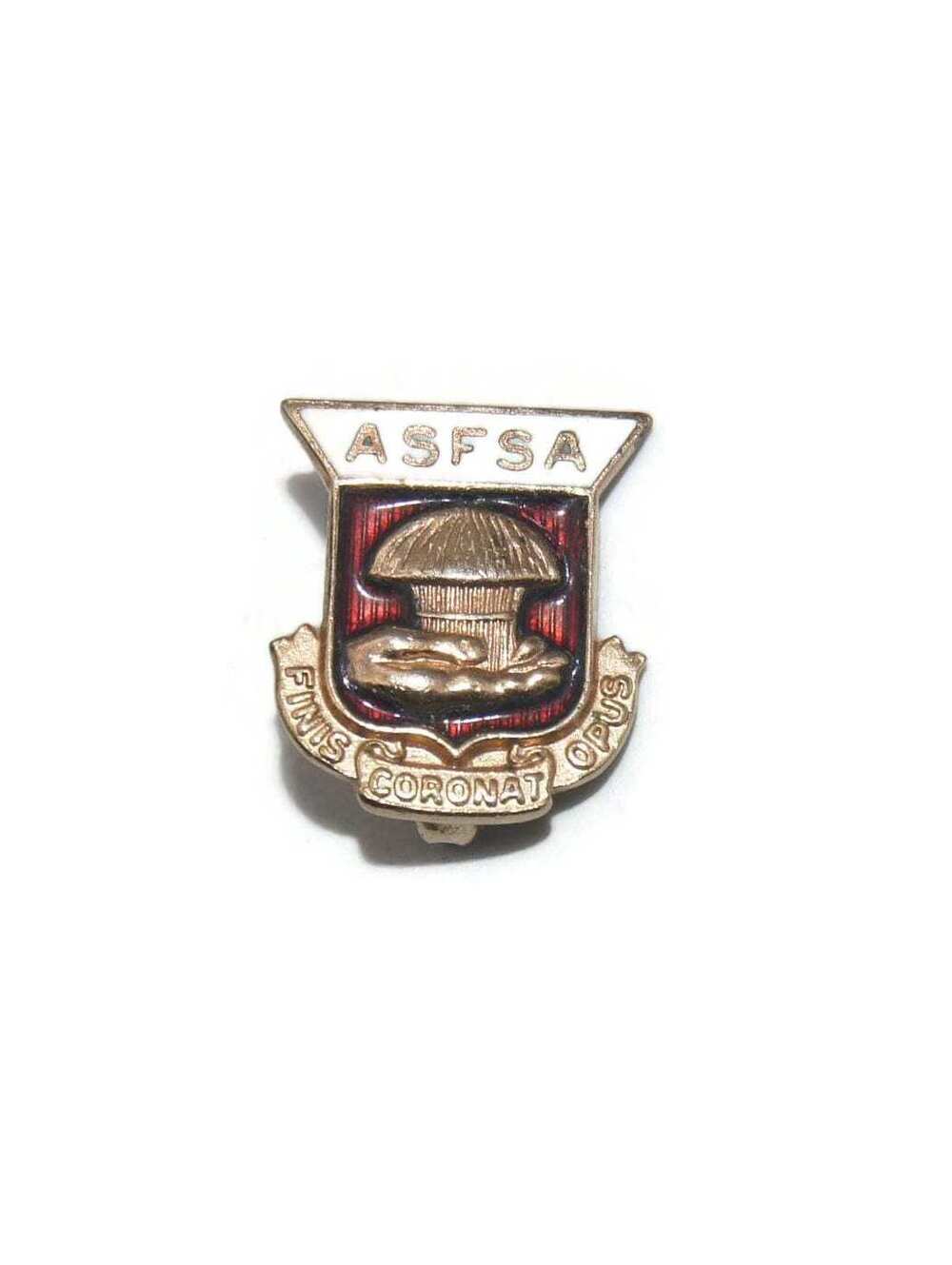 Vintage Gold Tone ASFSA American School Food Service Award Lapel Pin.